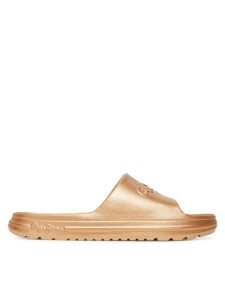 Pepe Jeans Klapki Beach Slidemet PLS70165 Złoty