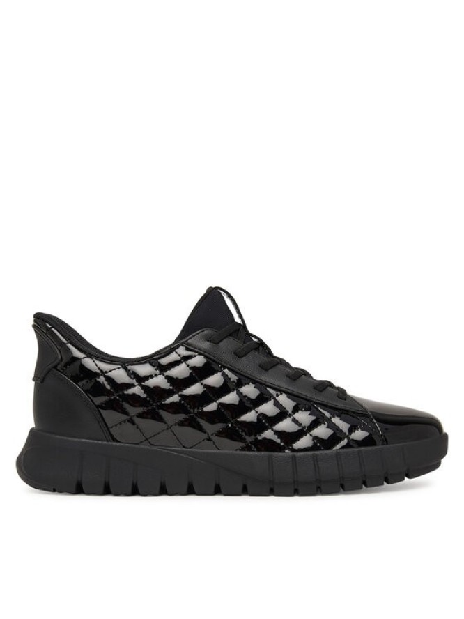Geox Sneakersy D Flextride Plus D667SB 254 C9999 Czarny
