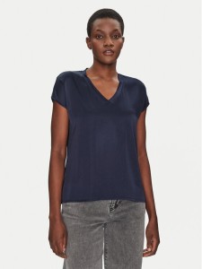 ViCOLO Bluzka TD0009 Granatowy Relaxed Fit