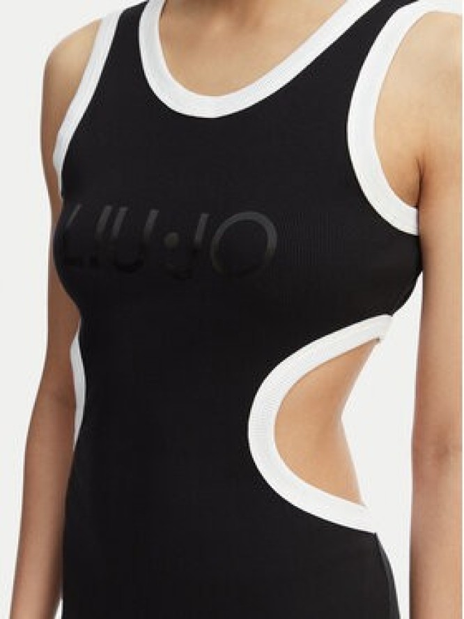 Liu Jo Sukienka letnia VA5043 J4822 Czarny Regular Fit
