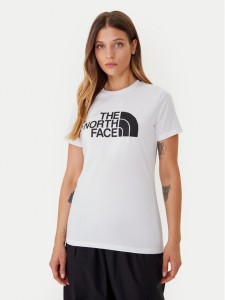 The North Face T-Shirt Easy NF0A8A6D Biały Regular Fit