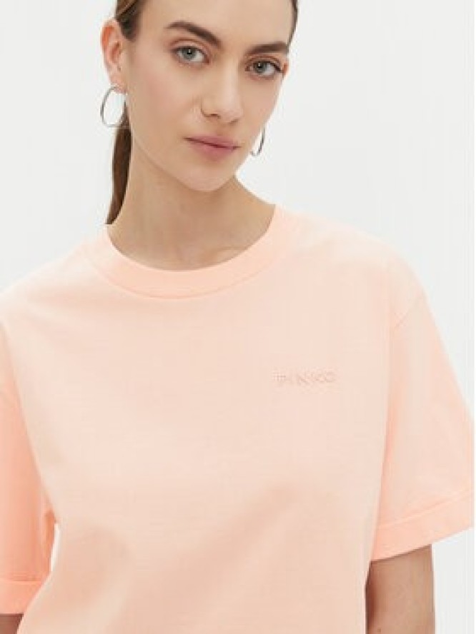 PINKO T-Shirt 104882 A2HN Koralowy Regular Fit