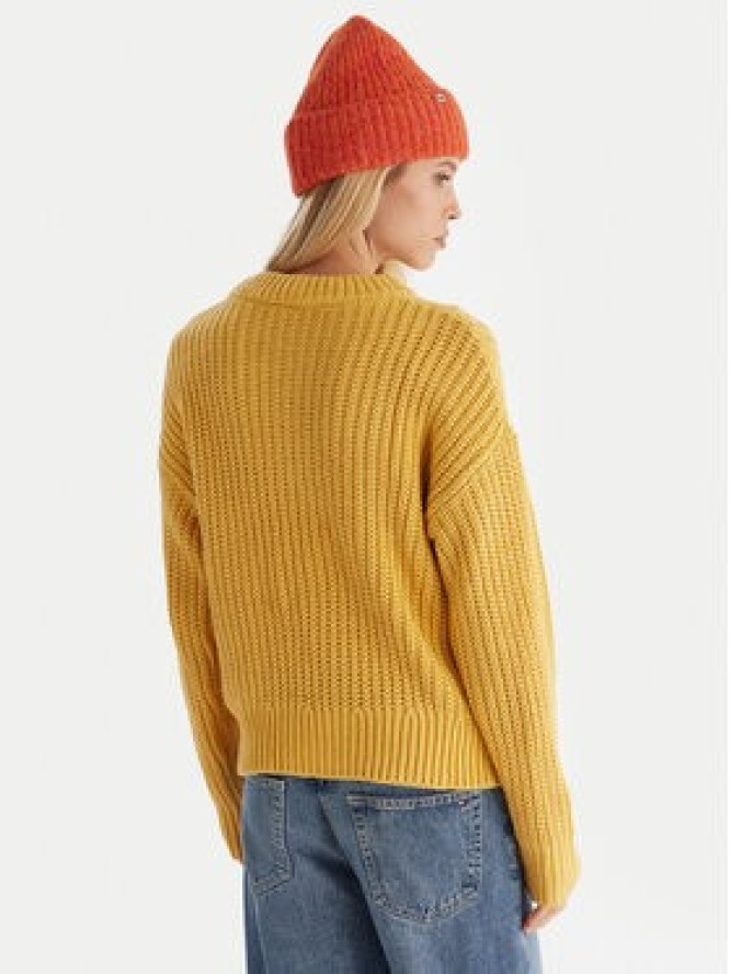 Roxy Sweter Coming Home ERJSW03666 Żółty Regular Fit