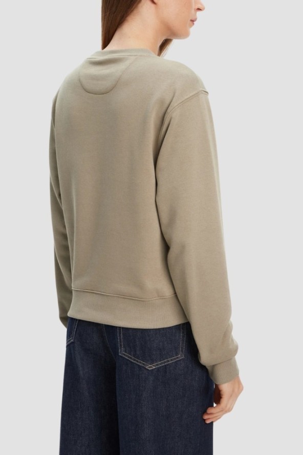 GUESS Zielona damska bluza Studded Love, Rozmiar M