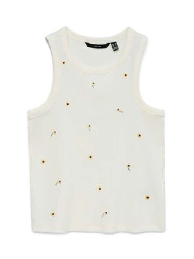 Vero Moda Top Naja 10341964 Biały Slim Fit