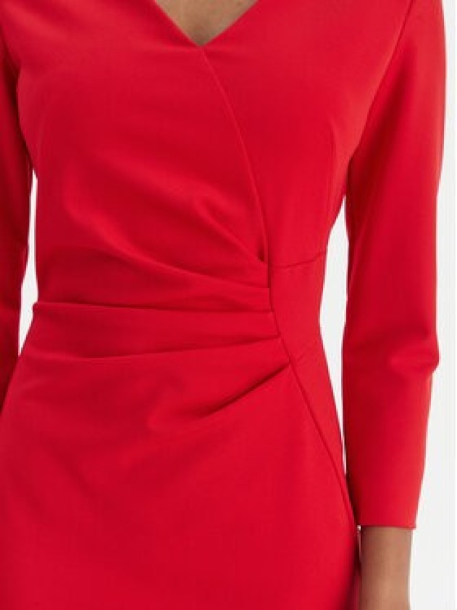 Rinascimento Sukienka koktajlowa CFC0126655003 Czerwony Slim Fit