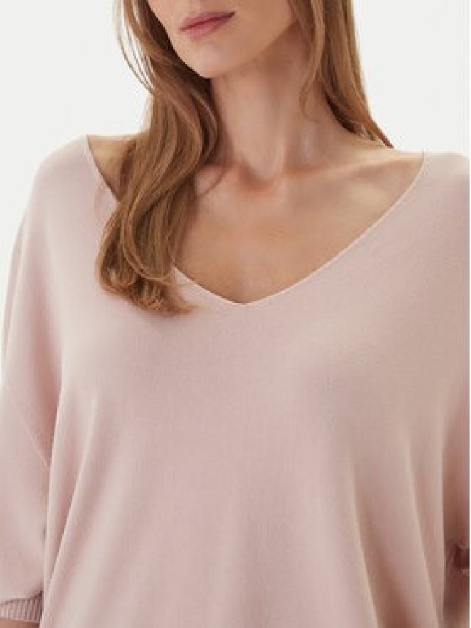 Kontatto Sweter 3M0815C Różowy Relaxed Fit