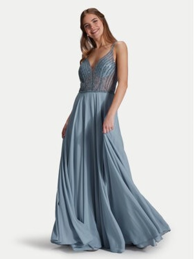 Hey Kyla Sukienka wieczorowa 5AI056HK Niebieski Regular Fit