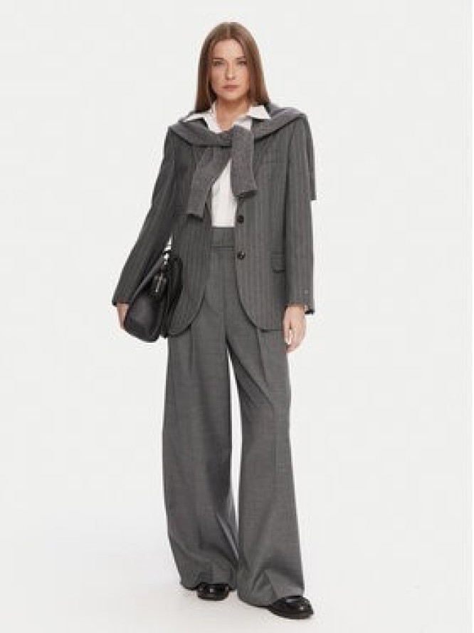 Tommy Hilfiger Marynarka WW0WW48262 Szary Relaxed Fit