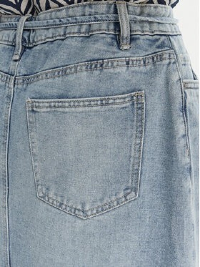 Vero Moda Spódnica jeansowa Wien 10341834 Niebieski Regular Fit