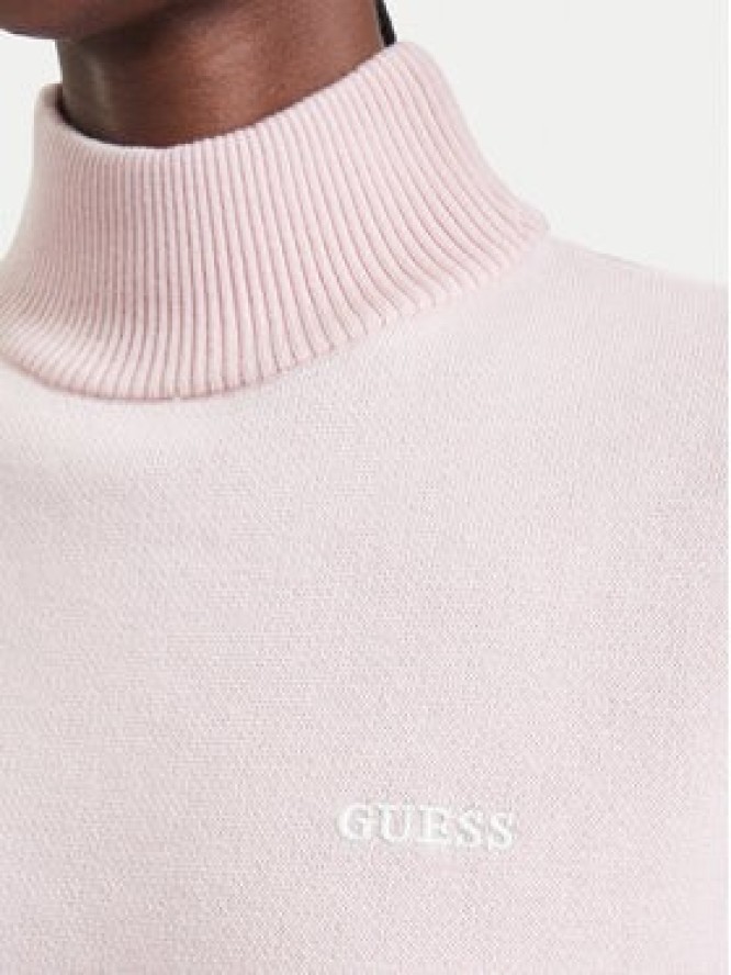 Guess Sweter V6BR12 Z1673 Różowy jasny Regular Fit