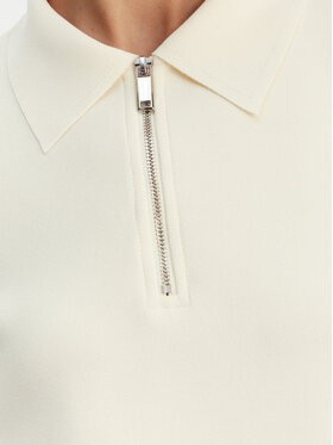 Calvin Klein Polo LV044E241G Beżowy Relaxed Fit