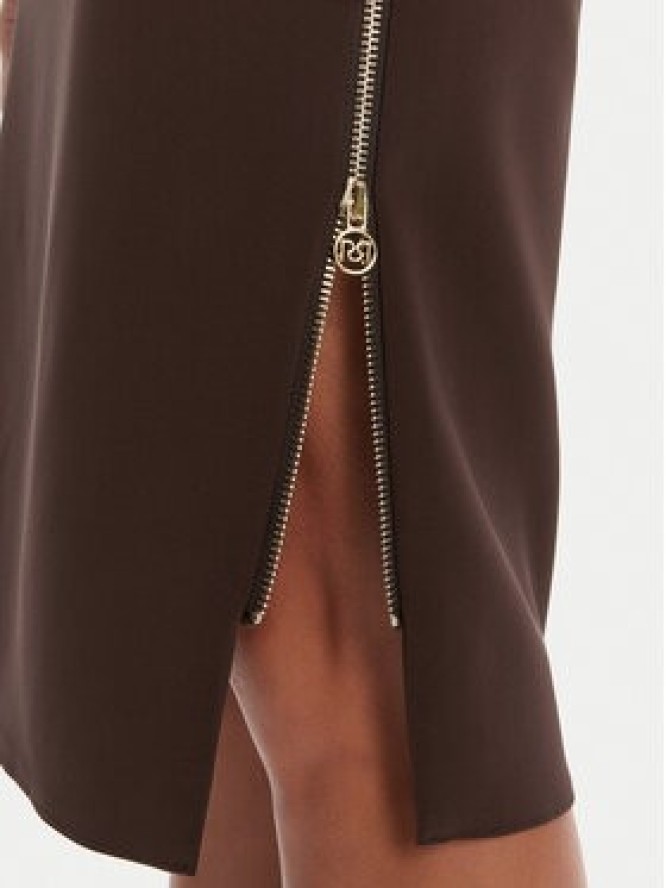 Rinascimento Spódnica ołówkowa CFC0125230003 Brązowy Slim Fit