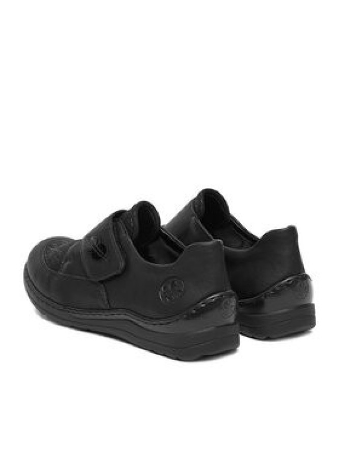 Rieker Półbuty 48954-00 Czarny