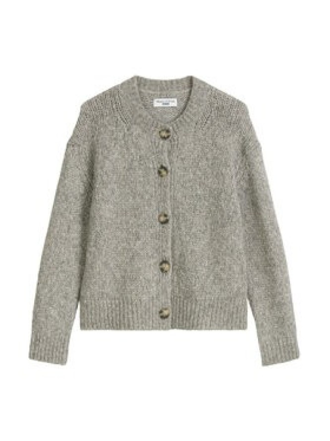 Marc O'Polo Kardigan 5000006923 Szary Relaxed Fit
