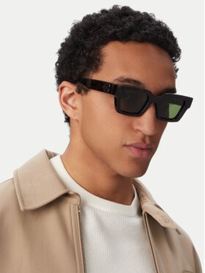 Off-White Okulary przeciwsłoneczne OERI126 Brązowy