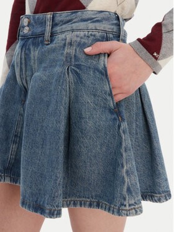 Tommy Jeans Spódnica jeansowa DW0DW21992 Niebieski Regular Fit