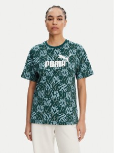 Puma T-Shirt Ess Graphic 685070 Zielony Loose Fit