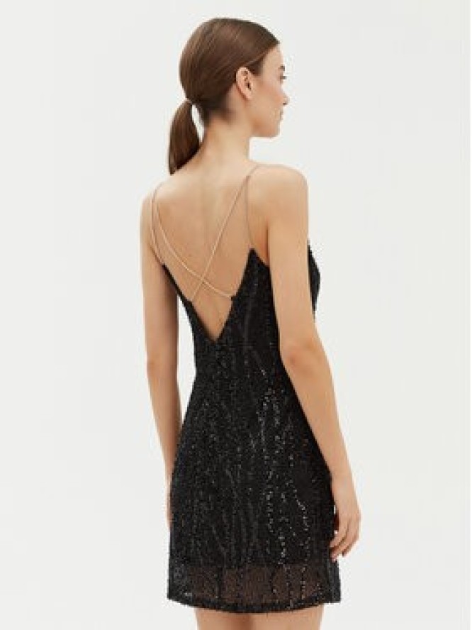 Imperial Sukienka koktajlowa A9990058S Czarny Regular Fit