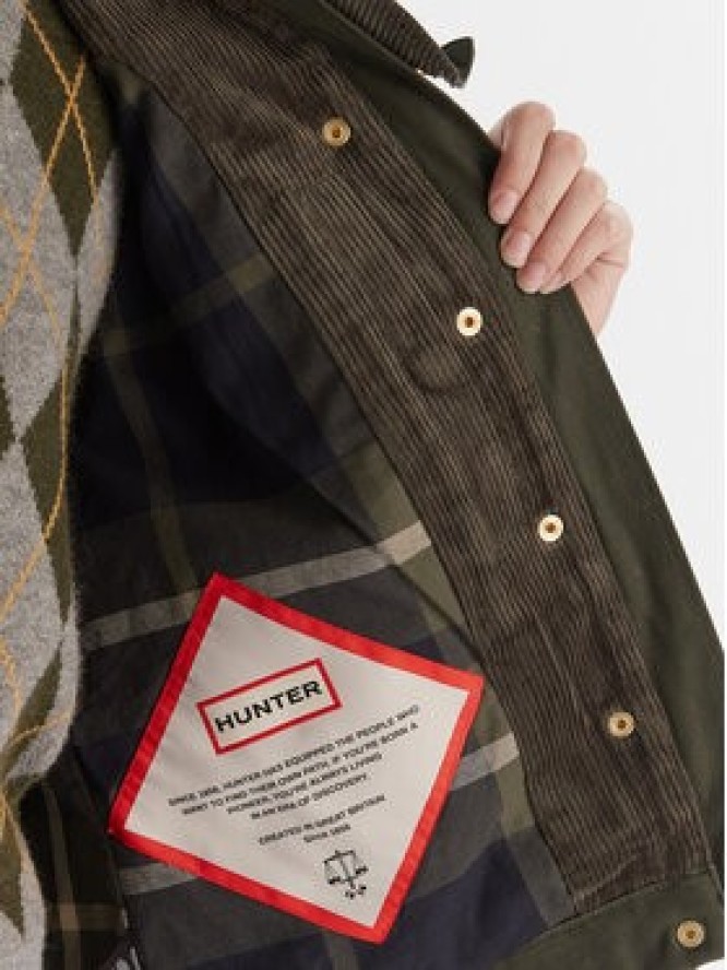 Hunter Kurtka przejściowa Leith HARW0065251 Zielony Oversize