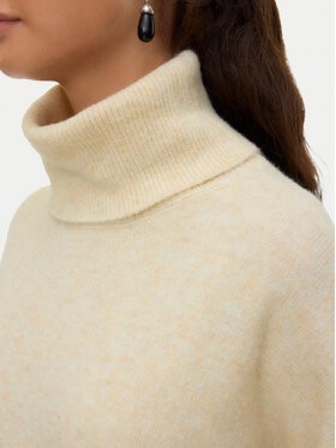 Vero Moda Sukienka dzianinowa Aquarius 10331900 Beżowy Regular Fit