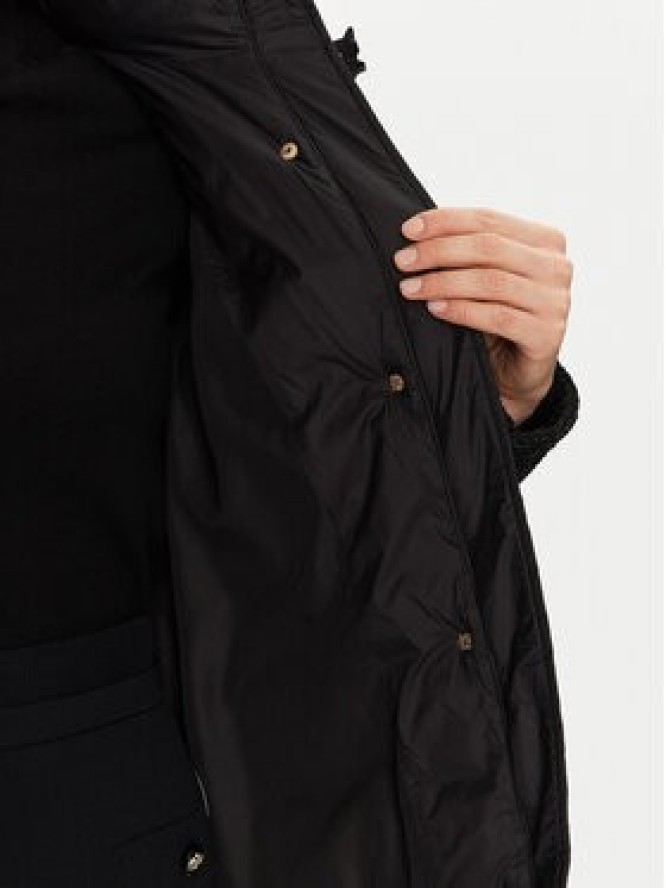 Fracomina Kurtka zimowa FR24WC3003O423S9 Czarny Regular Fit