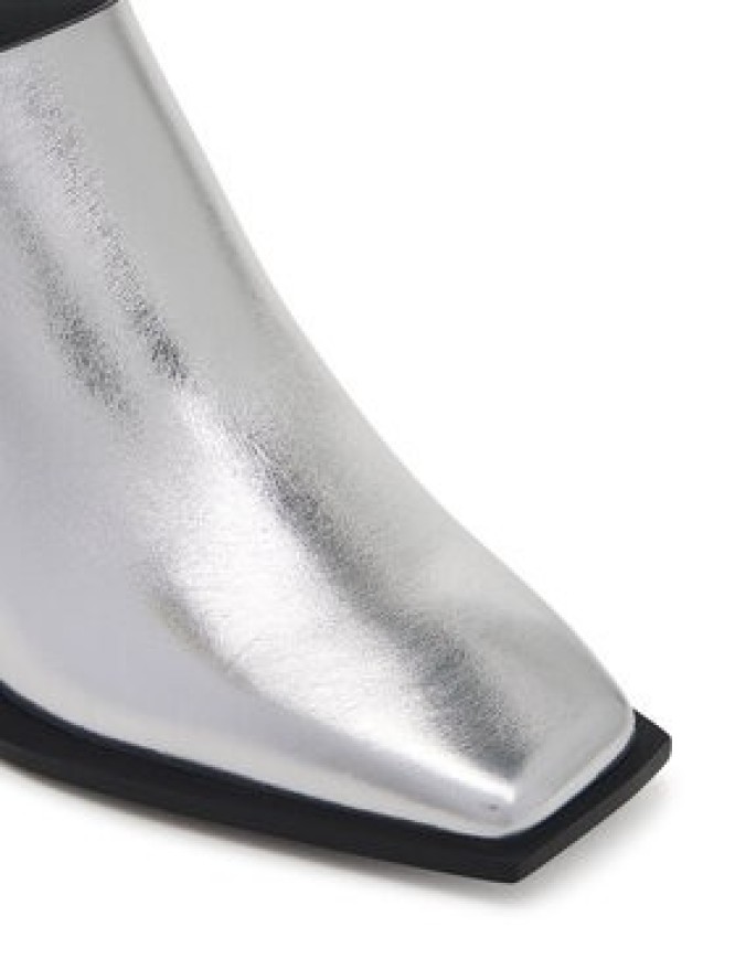 United Nude Klapki Rockit Mule III 1104214116 Srebrny