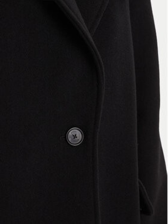 BOSS Płaszcz wełniany C_Calesara2 50548660 Czarny Relaxed Fit