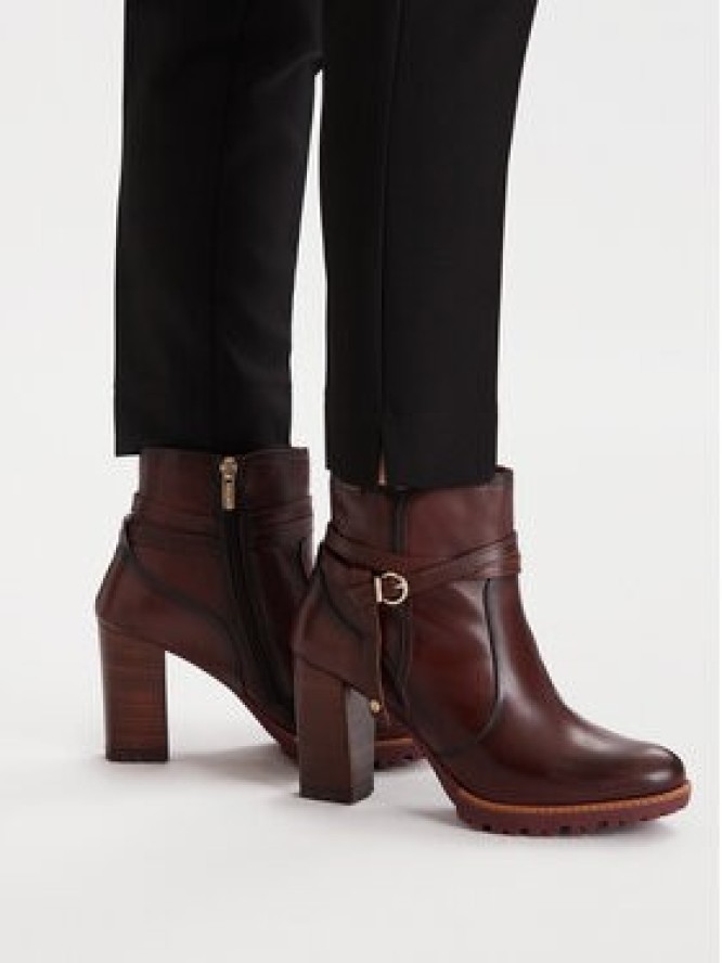 Pikolinos Botki W7M-8806 Bordowy