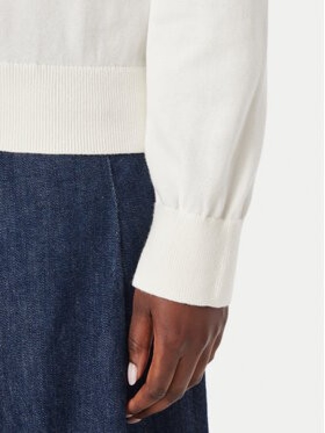 Tommy Jeans Golf Essetnial DW0DW23361 Biały Relaxed Fit