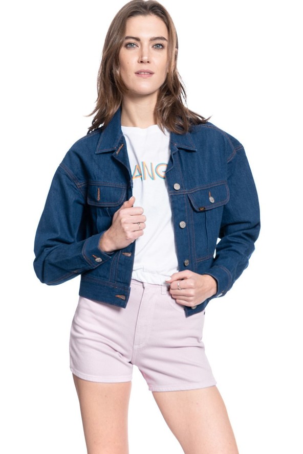 LEE SLIM RIDER DAMSKA KURTKA JEANSOWA L54QKEIV