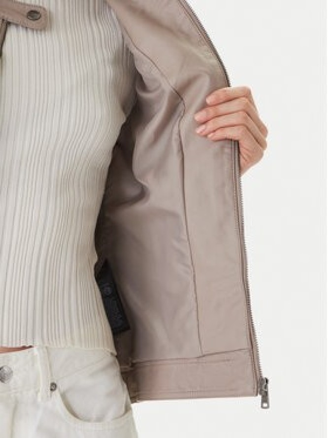 ONLY Kurtka z imitacji skóry Bandit 15081400 Beżowy Regular Fit