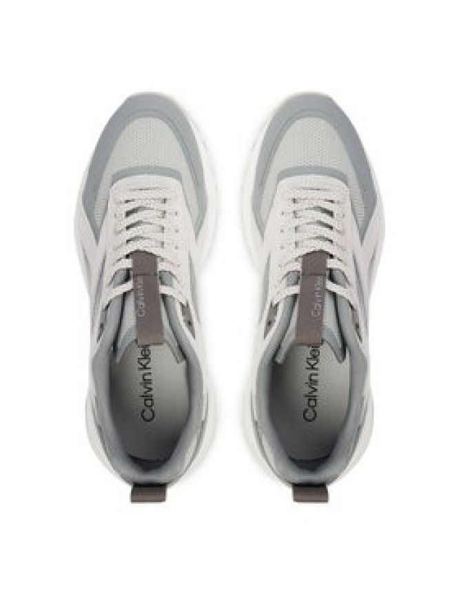 Calvin Klein Sneakersy Hike Runner Ck Stripe Refl Su HW0HW03107 Szary
