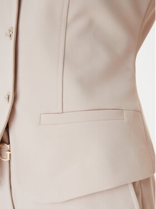 Guess Kamizelka W6GH49 W1895 Beżowy Slim Fit