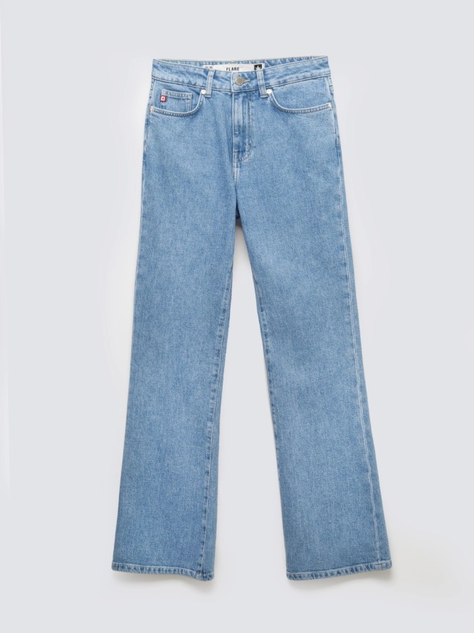 jeansy damskie bootcut niebieskie chiara 144