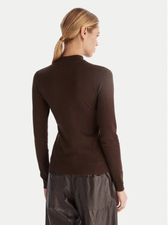 ACCESS FASHION Golf 54-8074 Brązowy Slim Fit