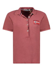 Geographical Norway Koszulka polo w kolorze czerwonym rozmiar: S