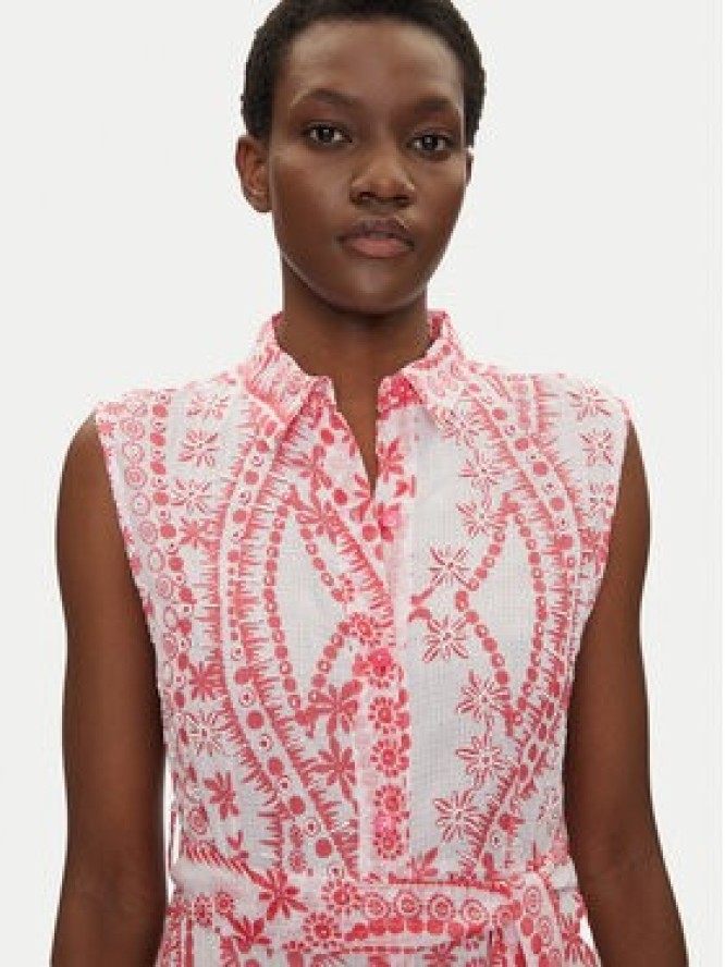 Iconique Sukienka koszulowa IC25-040 Różowy Regular Fit