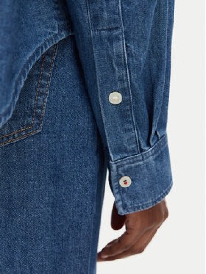 Tommy Hilfiger Koszula jeansowa WW0WW50528 Niebieski Boxy Fit