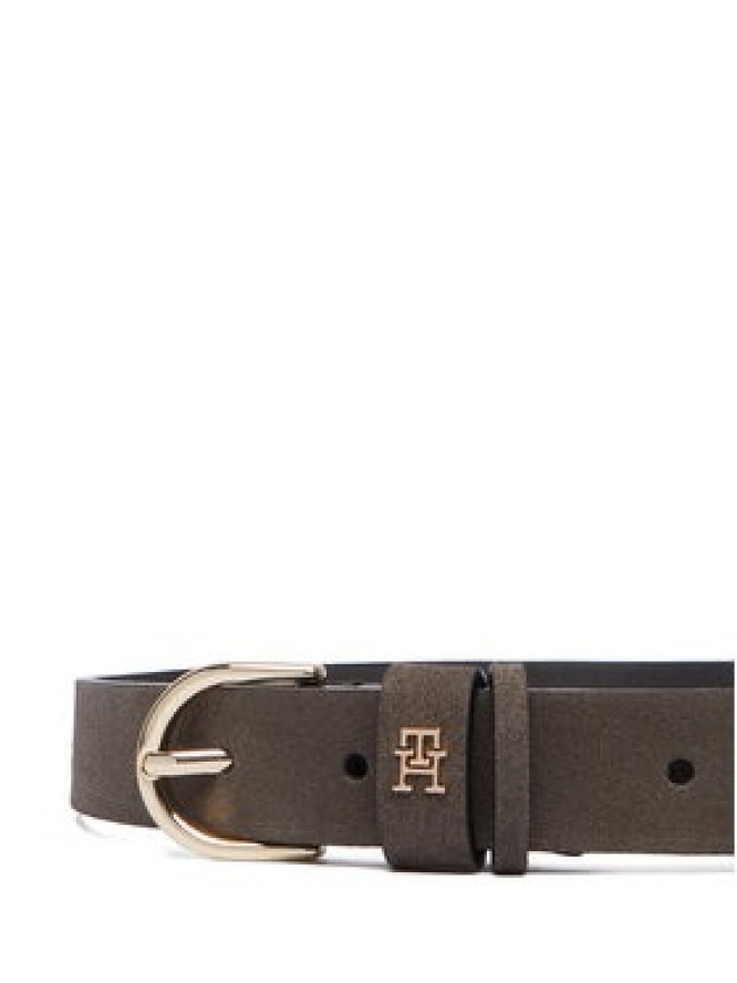 Tommy Hilfiger Pasek Essential Effortless 2.5 Suede AW0AW19793 Brązowy