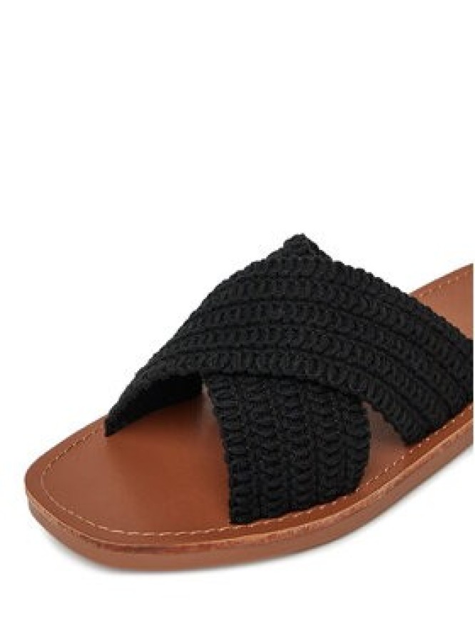 DeeZee Klapki E4736-1 Czarny