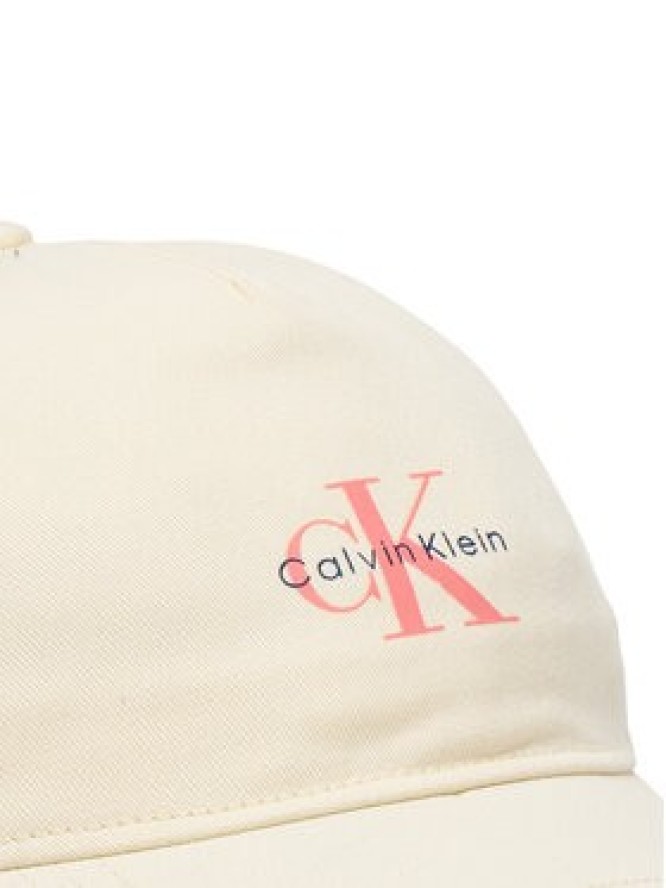 Calvin Klein Czapka z daszkiem LV04K5027G Beżowy