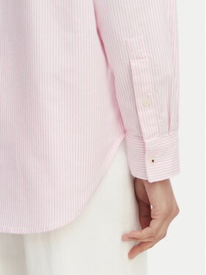 Tommy Hilfiger Koszula Fit Flag Embroidery Oxford WW0WW46111 Różowy Regular Fit