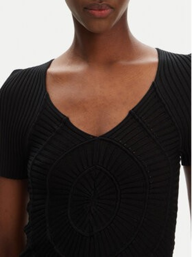 PINKO Sweter Falterona Maglia 104625 A2E6 Czarny Regular Fit