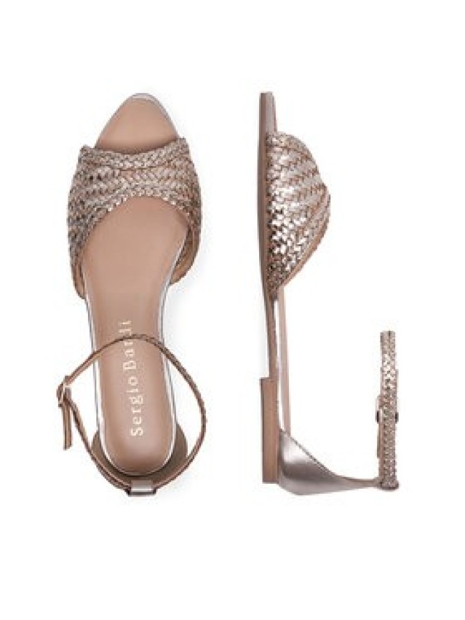 Sergio Bardi Sandały DELL-CHR-22-017-02SB Złoty