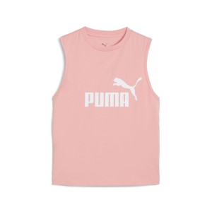 Damska wąska koszulka bez rękawów z logo No. 1 ESS PUMA Pink Fruit