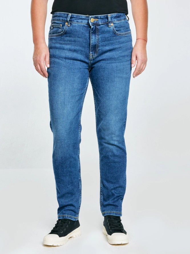 Jeansy damskie granatowe Maggie 546