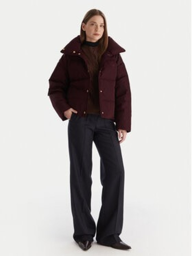 Tommy Hilfiger Kurtka puchowa WW0WW47294 Bordowy Relaxed Fit