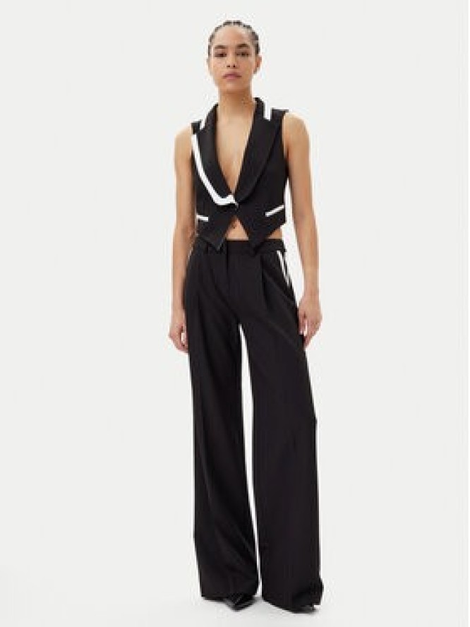 Maryley Kamizelka 25EB190/43NB Czarny Regular Fit