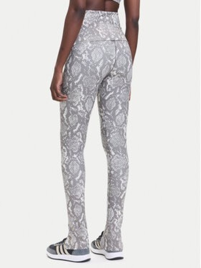adidas by Stella McCartney Legginsy Training Rolltop Splitcuff JM8477 Beżowy Slim Fit